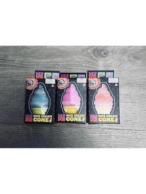 AUTHENTIC Viral Squishy Squish Needoh Nice Ice Cream Cone - ONE RANDOM COLOR